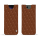 Samsung Galaxy S24 Ultra leather pouch - Marron - Couture ( Nappa - Pantone #8B4720 ) 