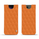 Funda de piel Samsung Galaxy S24 Ultra - Orange - Couture ( Nappa - Pantone #ff9351 ) 