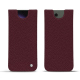 Samsung Galaxy S24 Ultra leather pouch - Lie de vin ( Pantone #412234 ) 