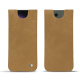 Samsung Galaxy S24 Ultra leather pouch - Sable vintage ( Pantone #9b7340 ) 
