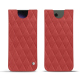 Custodia in pelle Samsung Galaxy S24 Ultra - Cerise vintage - Couture ( Pantone #a6302e ) 