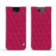 Custodia in pelle Samsung Galaxy S24 Ultra - Rose fluo - Couture ( Pantone #ff16b4 ) 