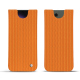Samsung Galaxy S24 Ultra leather pouch - Abaca arancio ( Pantone #d77540 )