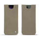 Samsung Galaxy S24 Ultra leather pouch - Darboun sabla ( Pantone #BCB1A1 )