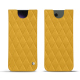 Funda de piel Samsung Galaxy S24 Ultra - Jaune soulèu - Couture ( Pantone #F3B934 )