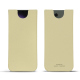Funda de piel Samsung Galaxy S24 Ultra - Beige PU ( Pantone #ceb888 ) 