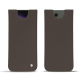 Samsung Galaxy S24 Ultra leather pouch - Gris Veggie ( Pantone #5e514d ) 