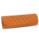 皮质首饰便携包 - Mandarine vintage - Couture ( Pantone #d47231 ) 