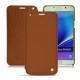 Samsung SM-N920 Galaxy Note 5 leather case - Marron ( Nappa - Pantone 1615C ) 