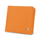 Money wallet - Anti-RFID / NFC - Abaca arancio ( Pantone #d77540 )