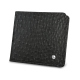 돈 지갑 - 안티 RFID / NFC 스키밍 - Autruche nero ( Noir / Black) 