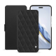Honor Magic6 Pro leather case - Noir - Couture ( Nappa - Black ) 