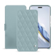 Housse cuir Honor Magic6 Pro - Bleu ciel - Couture ( Nappa - Pantone #abcae9 ) 