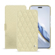 Capa em pele Honor Magic6 Pro - Ivoire - Couture ( Pantone #d6d6c6 ) 