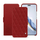 Honor Magic6 Pro leather case - Tomate - Couture ( Pantone #a61715 )