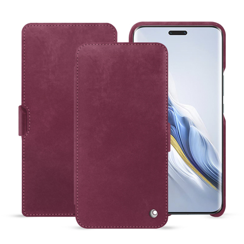 Honor Magic6 Pro premium horizontal flap cover | NorevePrune vintage ( Pantone #612434 ) 