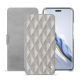 Funda de piel Honor Magic6 Pro - Platinium - Couture ( Pantone 877C ) 