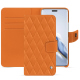 Lederschutzhülle Honor Magic6 Pro - Orange - Couture ( Nappa - Pantone #ff9351 ) 