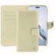 Honor Magic6 Pro leather wallet case - Ivoire ( Pantone #d6d6c6 ) 