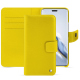 Funda de piel para cartera Honor Magic6 Pro - Jaune fluo ( Pantone #c9ff57 ) 