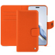 Étui portefeuille cuir Honor Magic6 Pro - Orange fluo ( Pantone #ff5406 ) 
