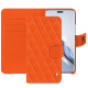 Capa de couro para carteira Honor Magic6 Pro - Orange fluo - Couture ( Pantone #ff5406 ) 