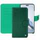 Funda de piel para cartera Honor Magic6 Pro - Crocodile pino ( Pantone #173F35 ) 