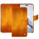 Étui portefeuille cuir Honor Magic6 Pro - Orange Patine