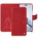 Étui portefeuille cuir Honor Magic6 Pro - Rouge troupelenc ( Pantone #AB191A )