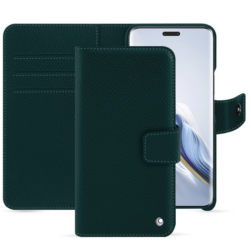 Premium wallet case for Honor Magic6 Pro | NoreveVert séduisant ( Pantone #1d3c34 ) 