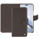 Honor Magic6 Pro leather wallet case - Gris Veggie ( Pantone #5e514d ) 