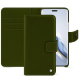 Honor Magic6 Pro leather wallet case - Vert Veggie ( Pantone #68724d ) 
