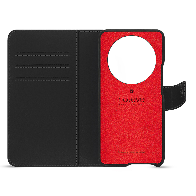 Étui portefeuille cuir Honor Magic6 Pro