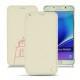 Housse cuir Samsung SM-N920 Galaxy Note 5 - Blanc escumo