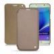 Samsung SM-N920 Galaxy Note 5 leather case - Taupe vintage ( Pantone 7530C ) 