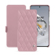 Funda de piel OnePlus 12 - Rose - Couture ( Nappa - Pantone #efbae1 ) 