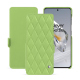 Custodia in pelle OnePlus 12 - Vert olive - Couture ( Nappa - Pantone #a7c58e ) 