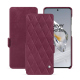 Capa em pele OnePlus 12 - Prune vintage - Couture ( Pantone #612434 ) 