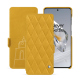 OnePlus 12 leather case - Jaune soulèu - Couture ( Pantone #F3B934 )