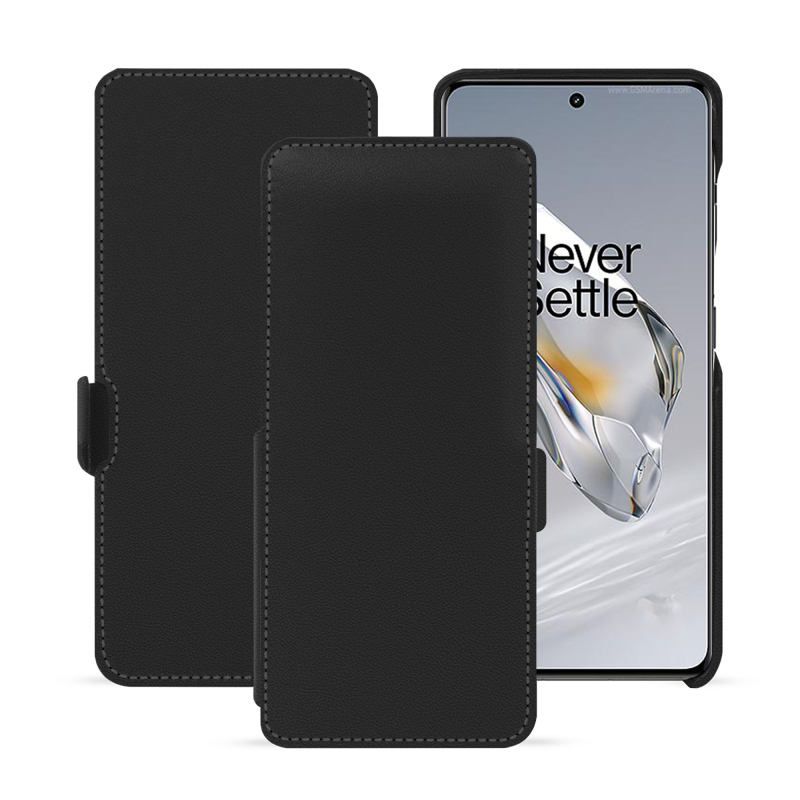 OnePlus 12 leather case - Noir PU ( Black ) 