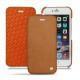 Custodia in pelle Apple iPhone 6S - Mandarine vintage ( Pantone 165C ) 