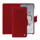 OnePlus 12 真皮钱包保护套 - Rouge ( Nappa - Pantone #d50032 ) 