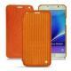 Samsung SM-N920 Galaxy Note 5 leather case - Abaca arancio