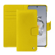 OnePlus 12 leather wallet case - Jaune fluo ( Pantone #c9ff57 ) 