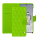 Custodia in pelle Oneplus 12 - Vert fluo - Couture ( Pantone #00ab5f ) 