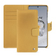 OnePlus 12 leather wallet case - Or Maïa ( Pantone 871C ) 