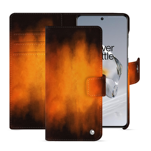 Capa para telemóvel OnePlus 12 em pele de luxo | NoreveFauve Patine