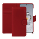 Funda de piel para cartera Oneplus 12 - Rouge PU ( Pantone #d50032 )
