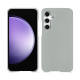 Samsung Galaxy S23 FE leather cover - Gris ( Nappa - Pantone #c1c6c8 ) 
