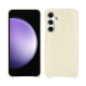 硬质真皮保护套 Samsung Galaxy S23 FE - Crocodile milk ( Pantone #d6d2c4 ) 